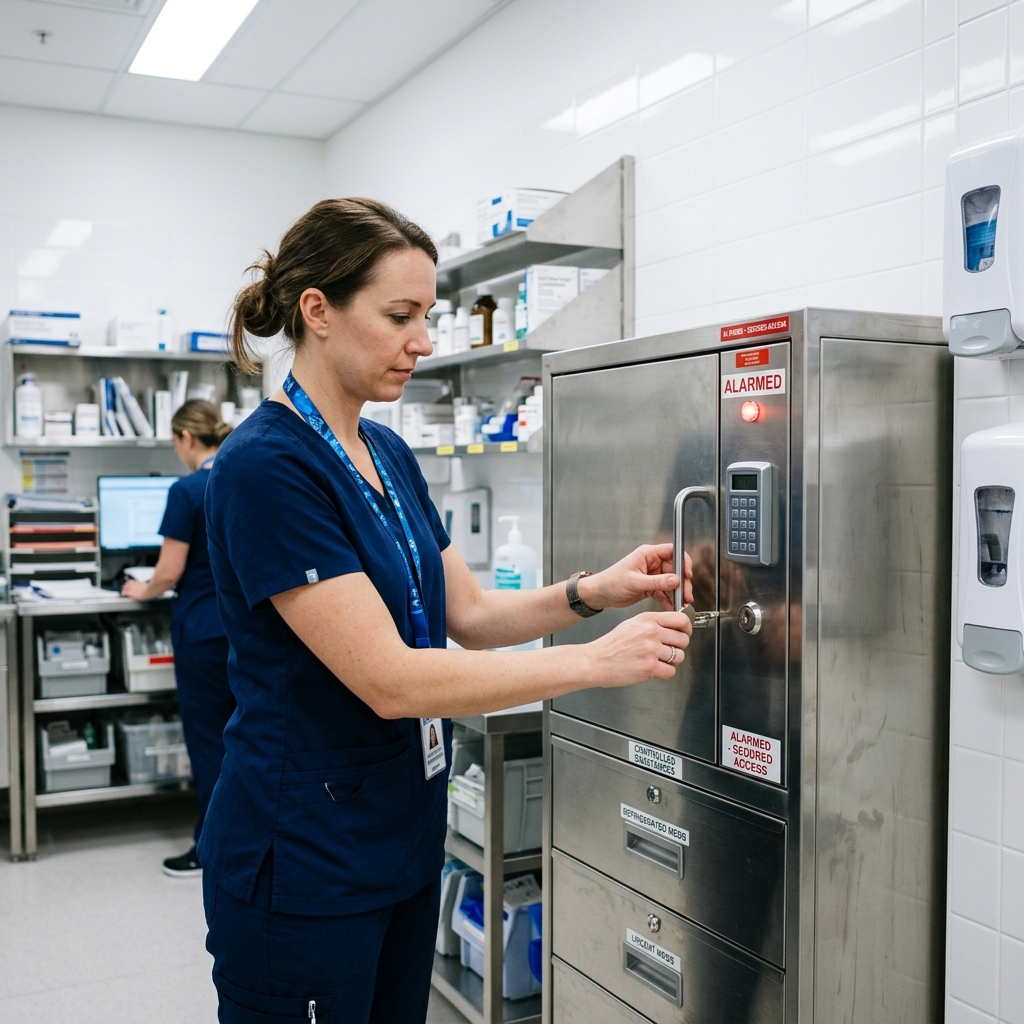 Medication safety cabinet